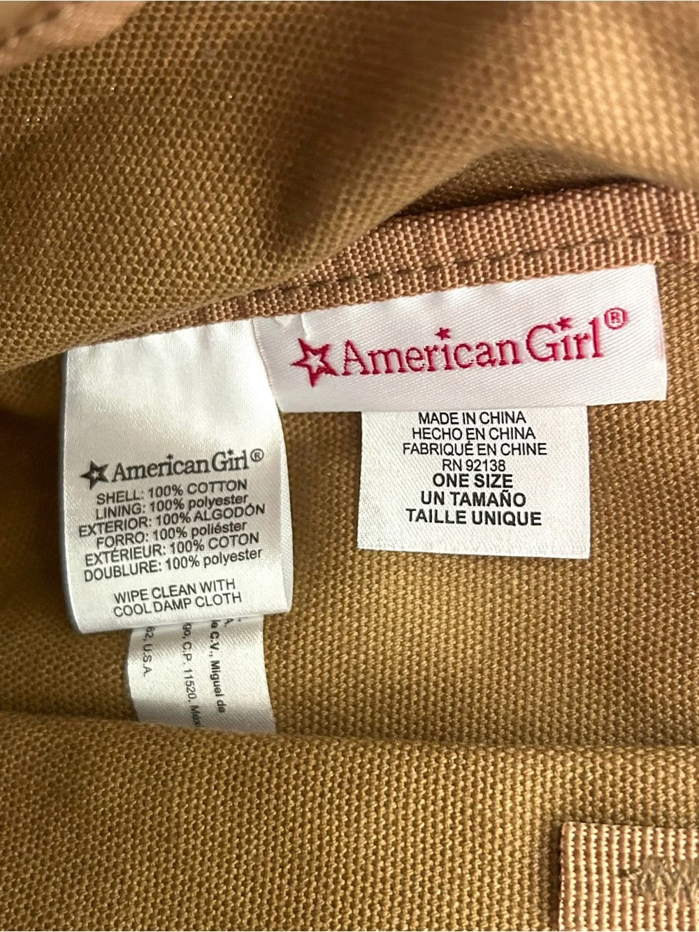 American Girl Leah Clark Messenger Bag